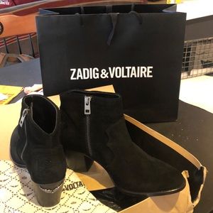 Size 38 black Molly booties